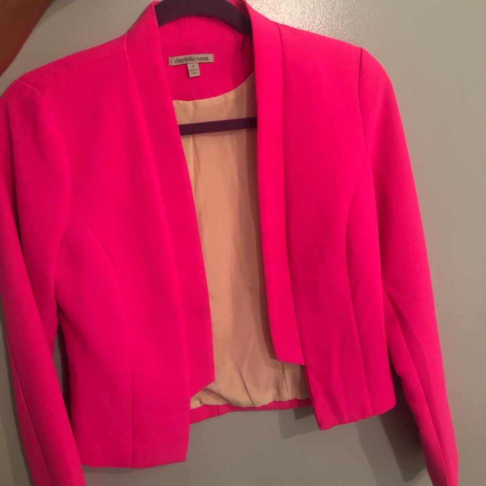 Hot pink blazer